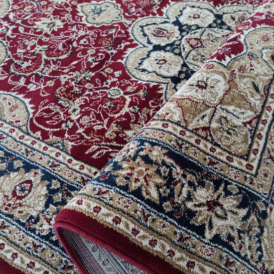 Czerwony dywan do salonu Presi