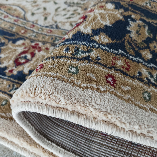 Kremowy dywan owalny Hofio