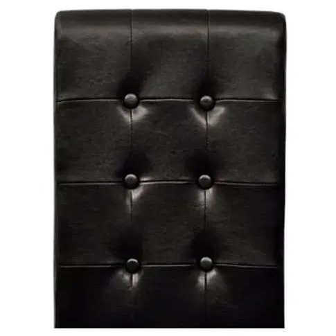 Tapicerowane klasyczne krzesło wenge Neko