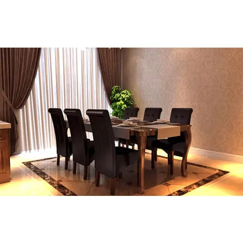 Aranżacja z użyciem zestawu 6 krzeseł Neko