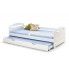 Zdjęcie produktu Podwójne łóżko rozsuwane Sistel - białe.