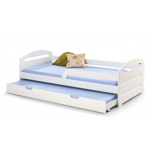 Zdjęcie produktu Podwójne łóżko rozsuwane Sistel - białe.
