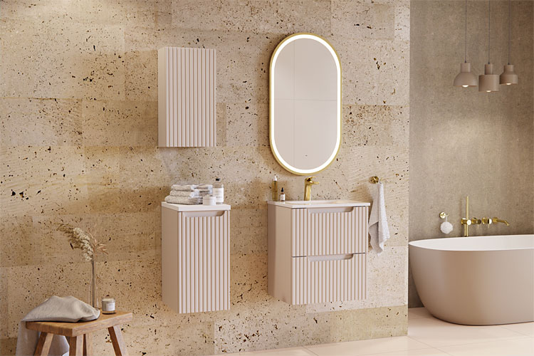 Komplet mebli łazienkowych Varax cashmere