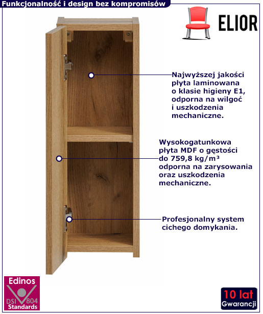 Szafka do łazienki Varax dąb