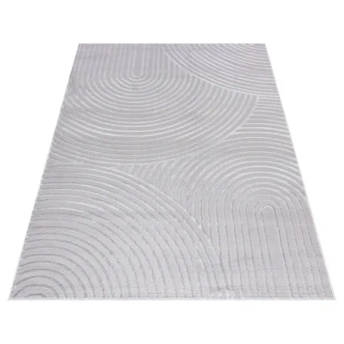 szary dywan w delikatny wzór Loro 5X