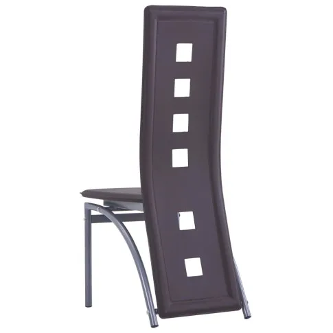 Brazowe nowoczesne krzeslo Bilios