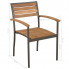 Wymiary krzesła z zestawu mebli ogrodowych Gordon 3X