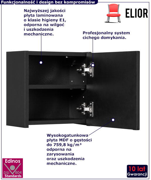 Szafka do łazienki Varax czarny