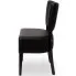 Czarne krzesło skóra ekoogiczna Agdo 5x