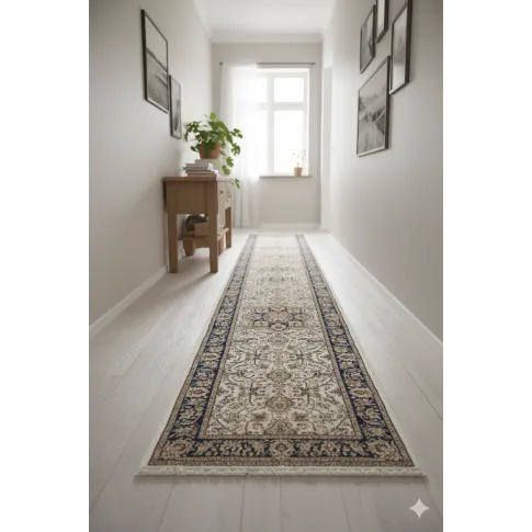 Kremowy klasyczny chodnik na metry   Roler