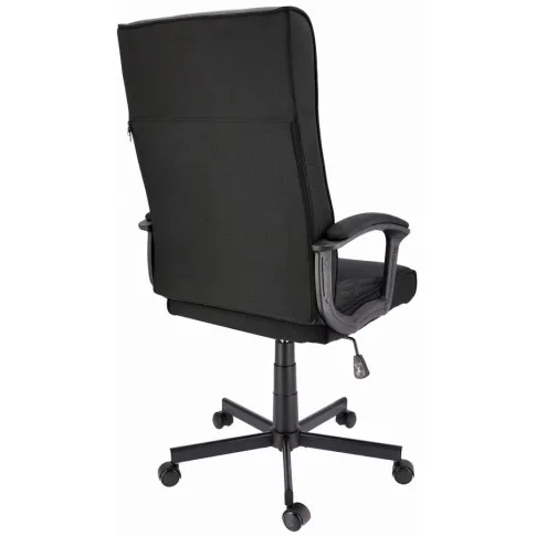 Czarny pikowany fotel obrotowy Foxior 3X