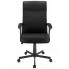 Czarny tapicerowany fotel biurowy Foxior 3X