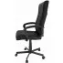 Czarne krzesło obrotowe biurowe z podłokietnikami Foxior 3X