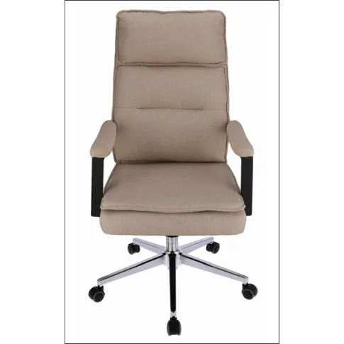 Beżowy tapicerowany fotel biurowy Fuzin 3X
