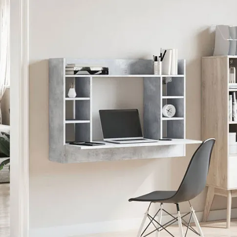 Prezentacja biurka pod laptopa Ukross kolor beton