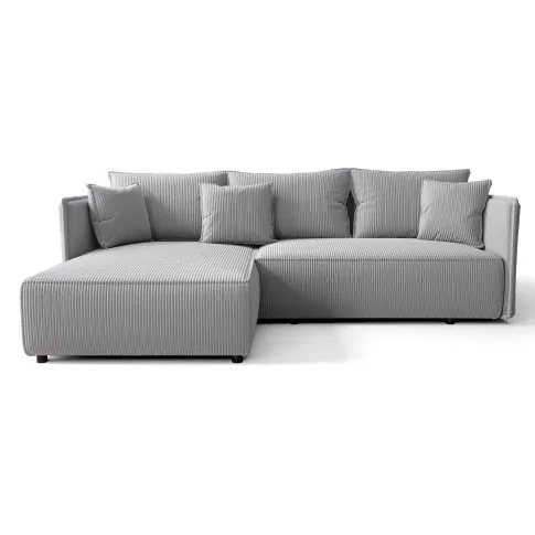 Jasnoszary narożnik rozkładany Oreza