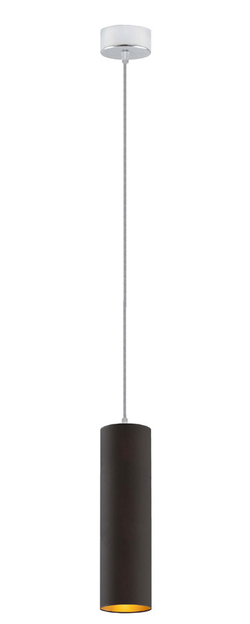 Czarna lampa wisząca Bejrus
