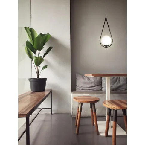 Fotografia Czarna pojedyncza lampa wisząca - S052-Drima z kategorii Kuchnia i Jadalnia
