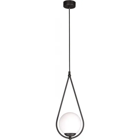 Zdjęcie produktu Czarna pojedyncza lampa wisząca - S052-Drima.