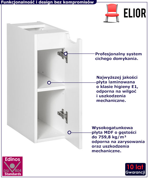 Szafka do łazienki Dafo 7X biały