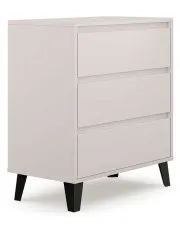 Komoda z 3 szufladami na ubrania kaszmir - Egner 4X w sklepie Edinos.pl