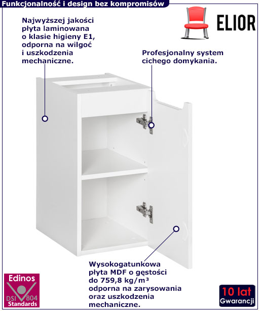 Szafka do łazienki Dafo 8X biały