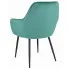 Nowoczesne zielone krzesło fotelowe Vori