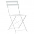 Krzesło z zestawu białych mebli ogrodowych Horace