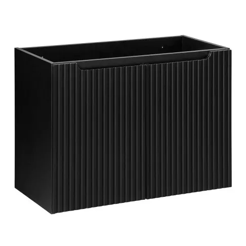 Czarna szafka łazienkowa Varax 10X 80