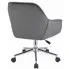 szary pikowany fotel biurowy oresio 3x