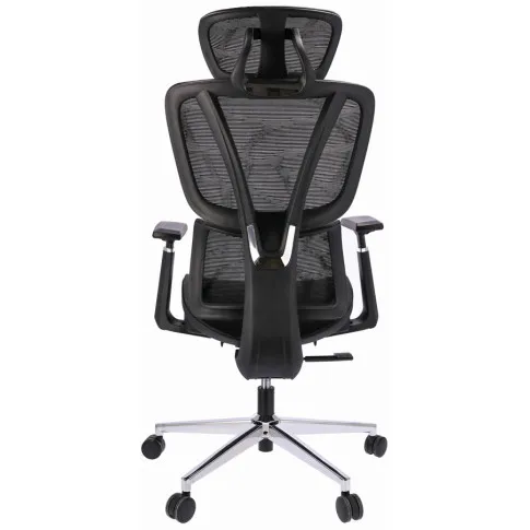 Czarny ergonomiczny fotel biurowy Aragos 3X