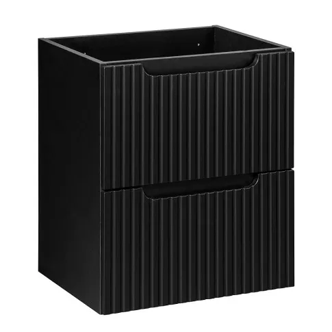 Czarna szafka łazienkowa Varax 11x 50