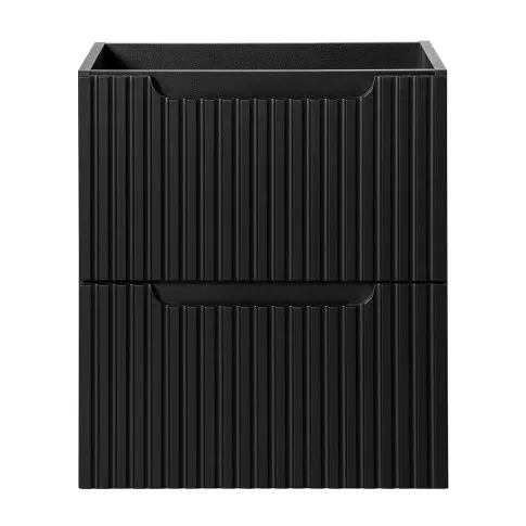 Czarna szafka pod umywalkę Varax 11X 50 cm
