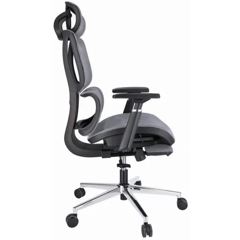 Szare regulowane krzesło biurowe Aragos 4X