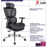 Czarney regulowany fotel biurowy Aragos 4X