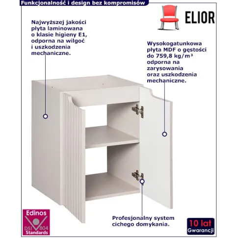 Bezowa szafka pod umywalke Varax 10X 50