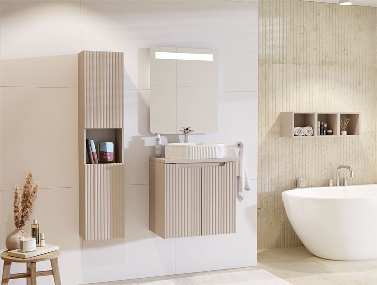 Komplet mebli łazienkowych Varax cashmere