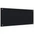 Czarny panel ścienny z hartowanego szkła Tubros 4X