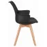 Plastikowe krzesło w stylu skandynawskim Ahus