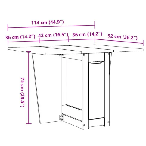 Wymiary stołu Iftero