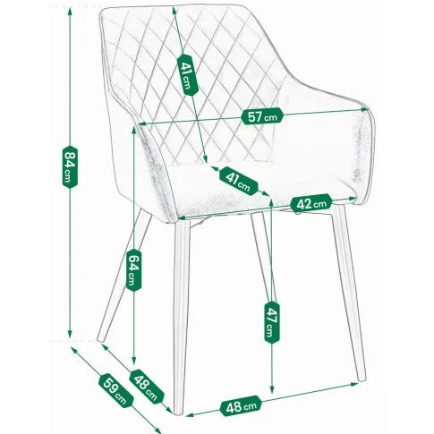 Wymiary krzesla Agua