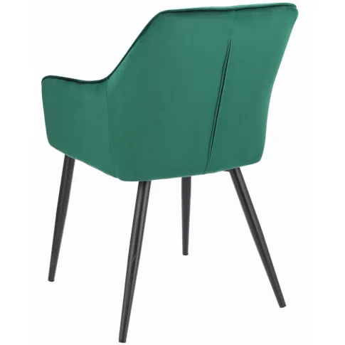 Zielone krzesło fotelowe do salonu Agua