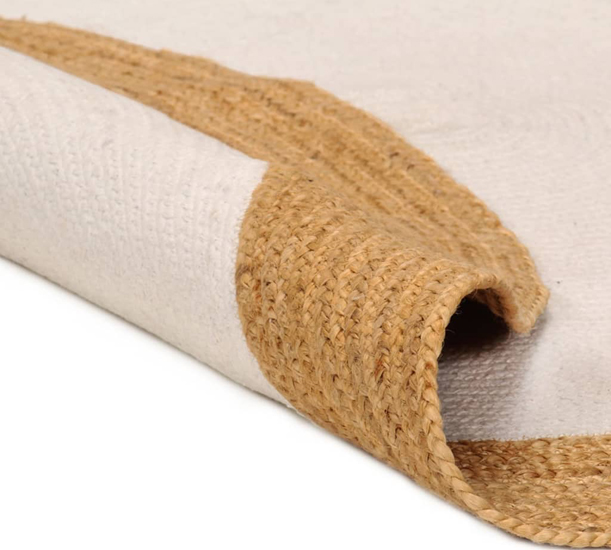 Biały stylowy dywanik do salonu Afans 4X