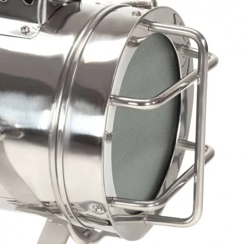 Szczegółowe zdjęcie nr 7 produktu Czarna drewniana lampa stojąca z ruchomym kloszem - EX190-Erfis