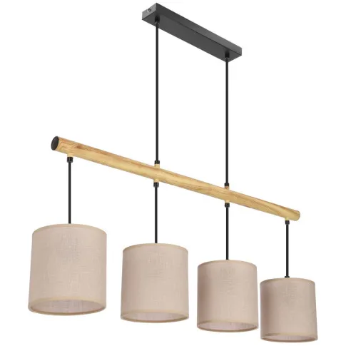 Beżowa czteropunktowa lampa wisząca Z061-Nasaro
