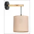 Beżowa lampa ścienna z abażurem Z059-Nasaro