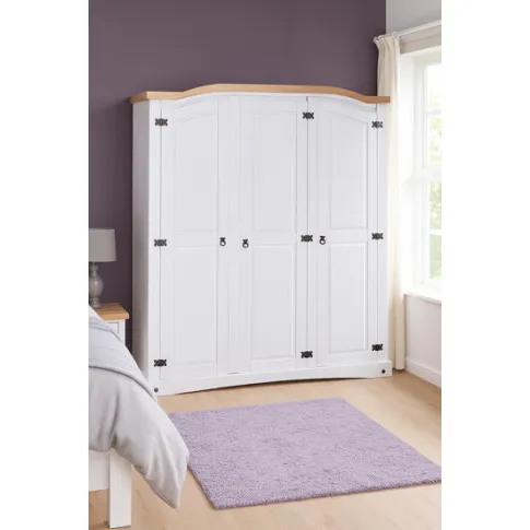 wizualizacja białej szafy Emaro 5X