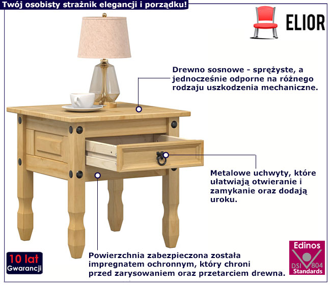 Stolik nocny Irta 7X