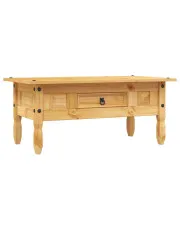 Skandynawski stolik kawowy z drewna sosnowego - Regros 4X w sklepie Edinos.pl