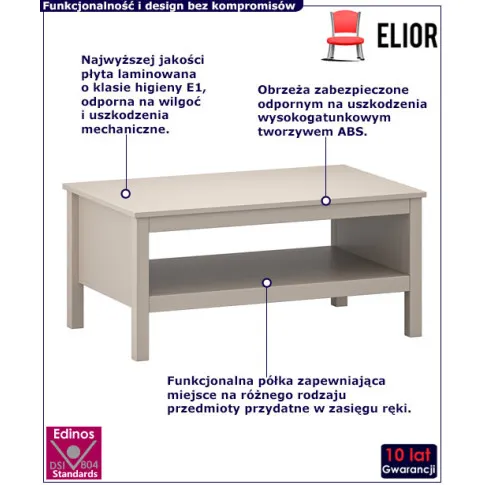 Stolik kawowy Onelix 8X taupe